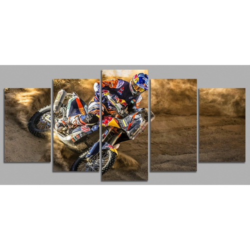 Jogo de quadros mosaico motocross Ktm em Promoção na Americanas