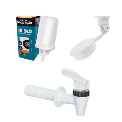 Kit Filtro Vela Tripla Ação + Boia + Torneira Branca Cromada é boa?