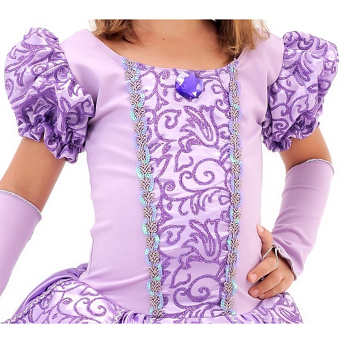 Vestido Festa Fantasia Luxo Princesa Sofia Infantil e Luva em Promoção na  Americanas