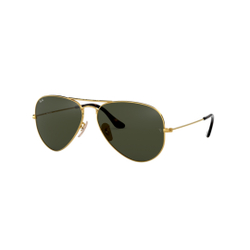 Óculos Solar Ray Ban Aviador Rb3025l 181 62 Dourado Lente Verde Convencional Menor preço em Óculos Solar Ray Ban Aviador Rb3025l 181 62 Dourado Lente Verde Convencional