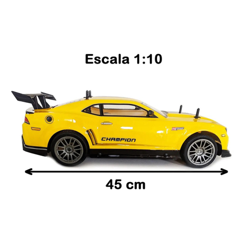 Carro Carrinho Controle Remoto Grande 45 Cm Escala 1:10 Camaro