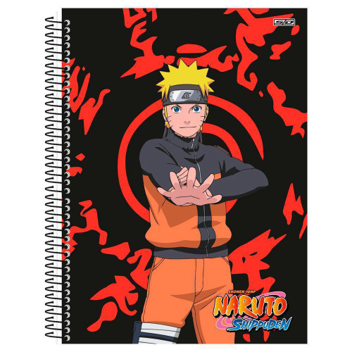 Caderno Anime Boruto Naruto Nova Geração Escolar 10 Matérias