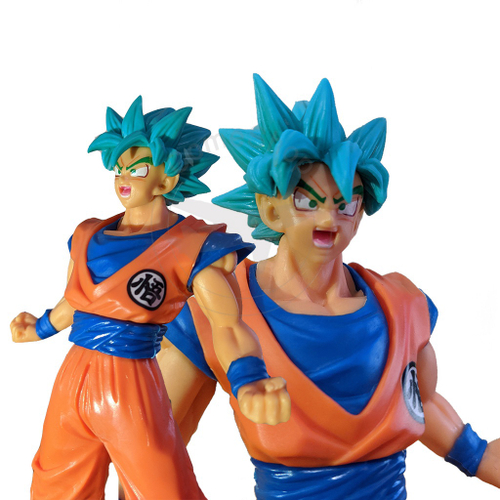 Boneco Goku ssj Blue Super Azul Dragon Ball Super Action Figure