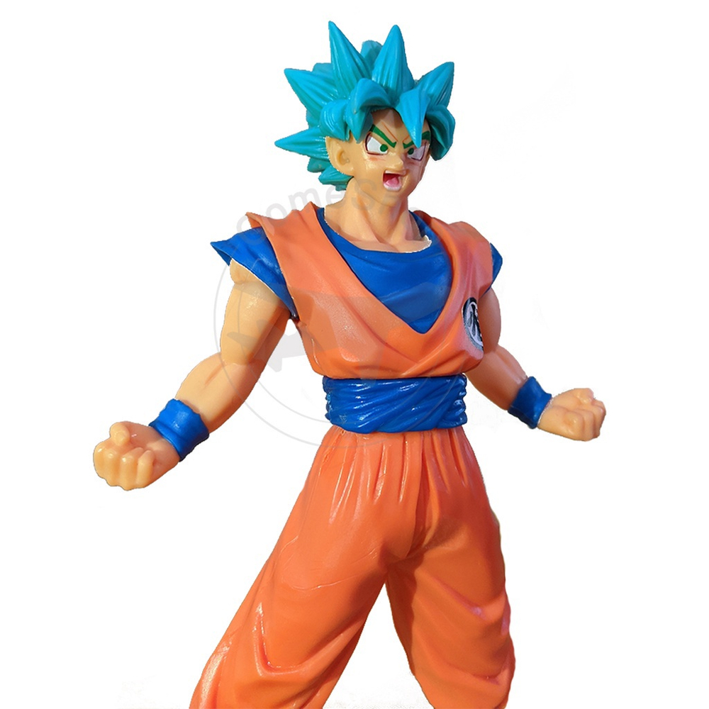 Boneco Goku ssj Blue Super Sayajin Azul Dragon Ball Action Figure