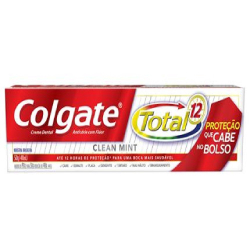 Colgate Total 12 Clean Mint Creme Dental 50g Menor preço em Colgate Total 12 Clean Mint Creme Dental 50g