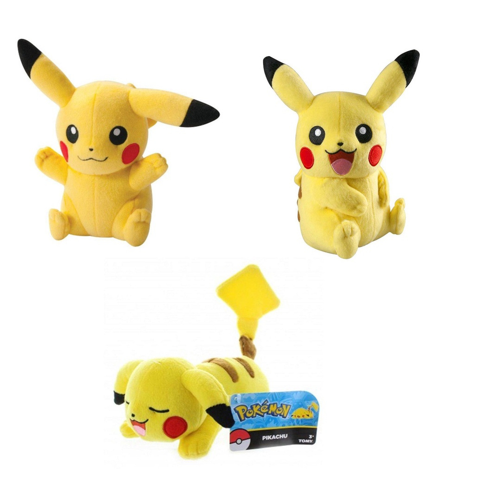 Pikachu, Brinquedo de pelúcia do desenho Pokémon, com 20 CM