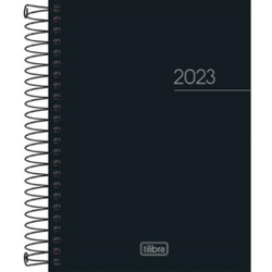 Agenda 2022 espiral pepper preta M4 Menor preço em Agenda 2022 espiral pepper preta M4