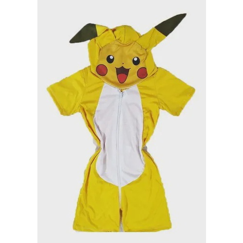 Pijama Infantil Macacão Fantasia Pokemon Pikachu Parmalat em Promoção na  Americanas