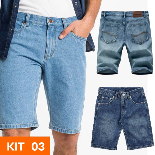 Bermuda jeans best sale atacado masculina