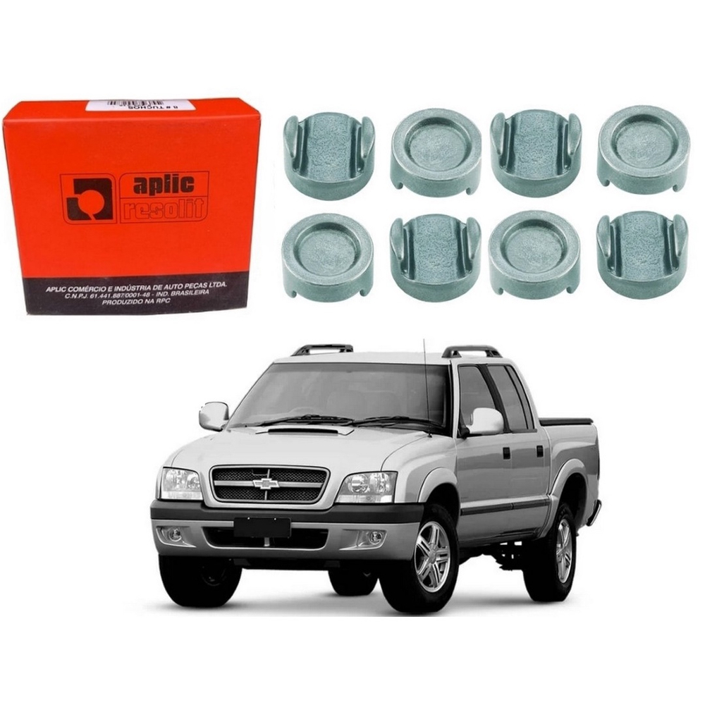 Jogo escora aplic chevrolet s10 2 4 8v 2001 a 2007 submarino