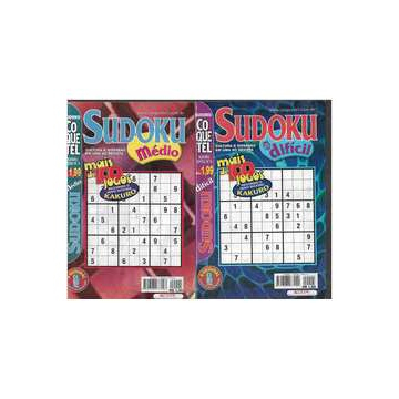 Revista Coquetel - Sudoku Fácil, Médio e Difícil - 200 Jogos