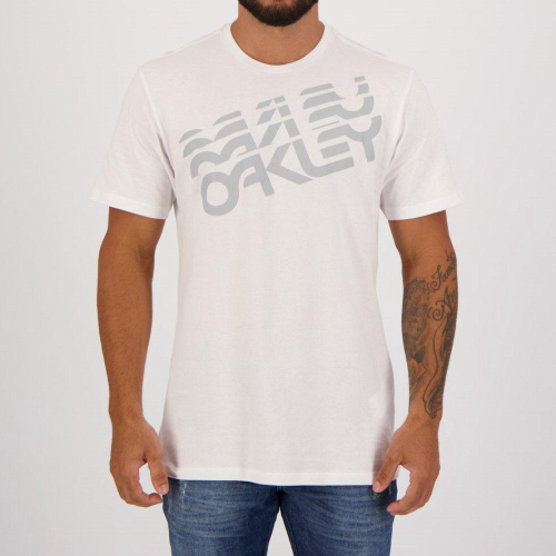 Camiseta oakley masculina bark new tee azul marinho em Promoção na  Americanas