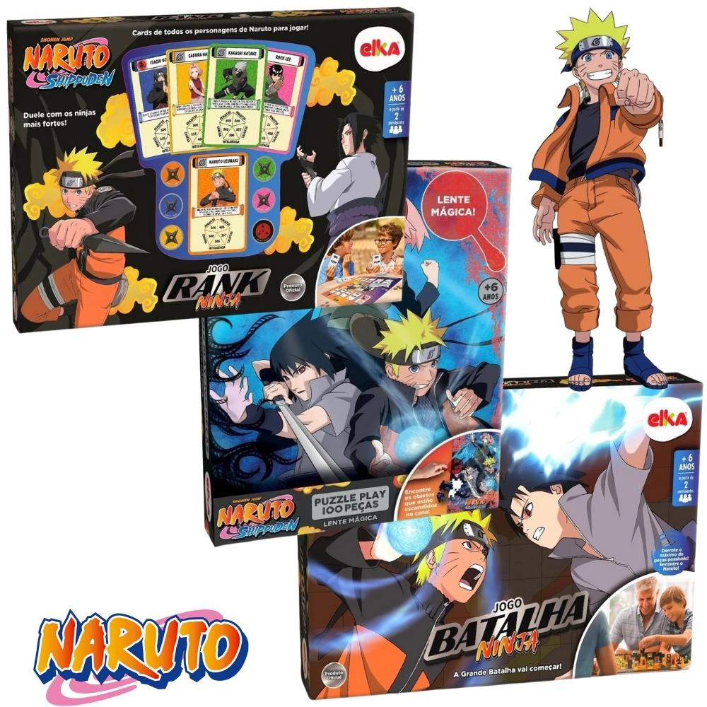 Jogo Batalha Ninja - Naruto Shippuden, Elka, Colorido, Multicor