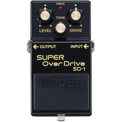 Pedal para guitarra super overdrive boss SD-1-4A edição limitada preto Menor preço em Pedal para guitarra super overdrive boss SD-1-4A edição limitada preto