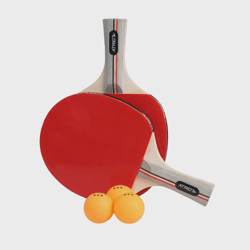 Kit Ping Pong Tenis Mesa 2 Raquetes 3 Bolas - POINT MIX ACESSORIOS