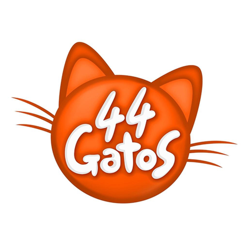 Boneco Gato Almondega Desenho Animado 44 Gatos Em Vinil 30cm em