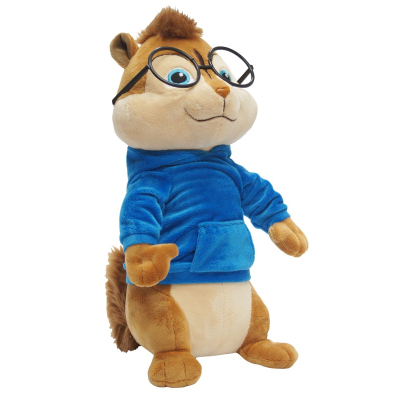 Pelúcia Alvin E Os Esquilos 3 Alvin, Simon, Theodoro, Brittany, e Eleonor Bbr Toys em