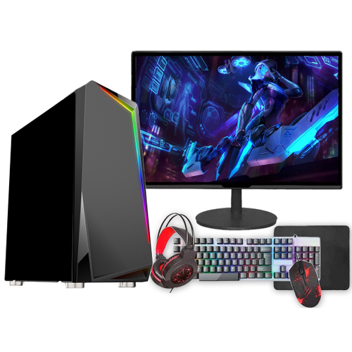 Pc Gamer Completo Teclado E Mouse Gamer Headset Monitor 19 em Promoção na  Americanas