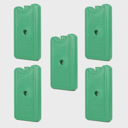 Menor preço em Kit 5 Placas Gelo Rígido Reutilizável 400ml Gelo-X Termogel