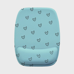 Mouse Pad Ergonomico Coração Fundo Azul Rabisco é boa?