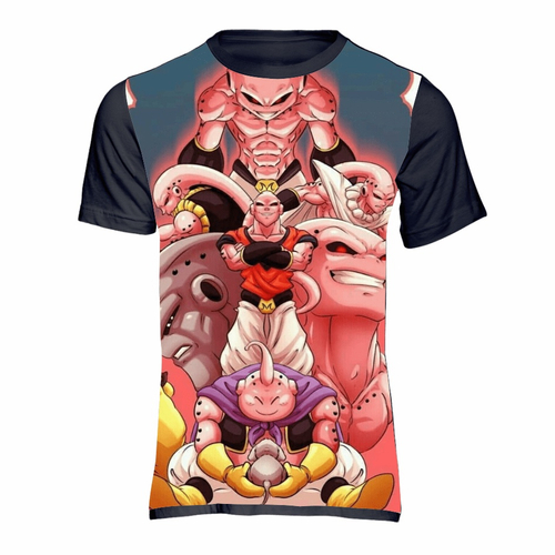 Camiseta Majin Boo Masculina Dragon Ball T-Shirt Anime Top Moda