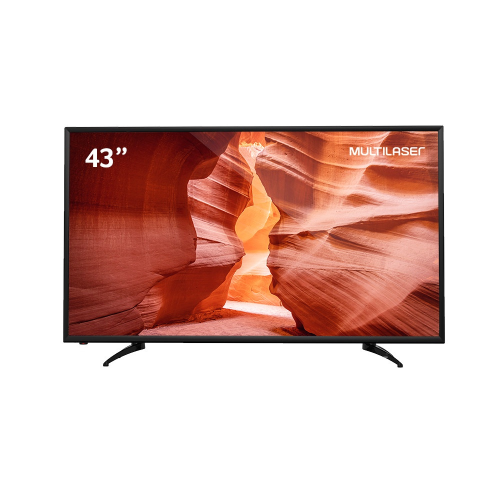 TV 43 Full Hd Multilaser Conversor Tv Digital Externo - TL029