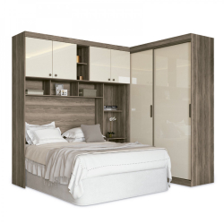 Guarda Roupas Modulado Casal Paris Para Cama Box 1,38M Castanha/Off White Santos Andirá é boa?