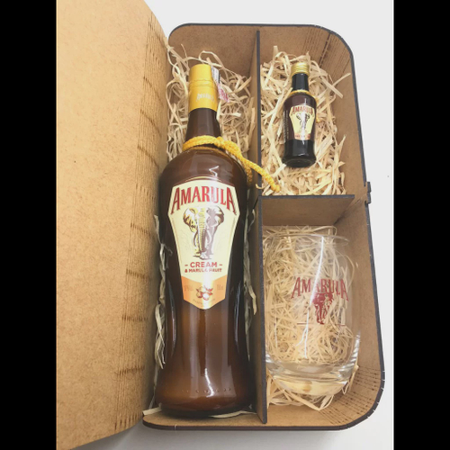 Kit Bebida Licor Amarula Ml Miniatura Copo Em Promo O Ofertas