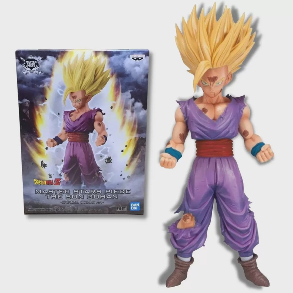 Novo dragão bola z figura goku pai gohan filho onda anime figura