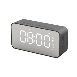 Relógio despertador sem fio 5.0 com espelho LED com modo de alarme duplo-PinkYellow é boa?
