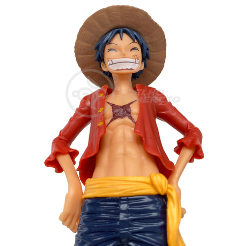 One Piece Figuras de Ação Anime para Crianças, Den, Mushi, Luffy