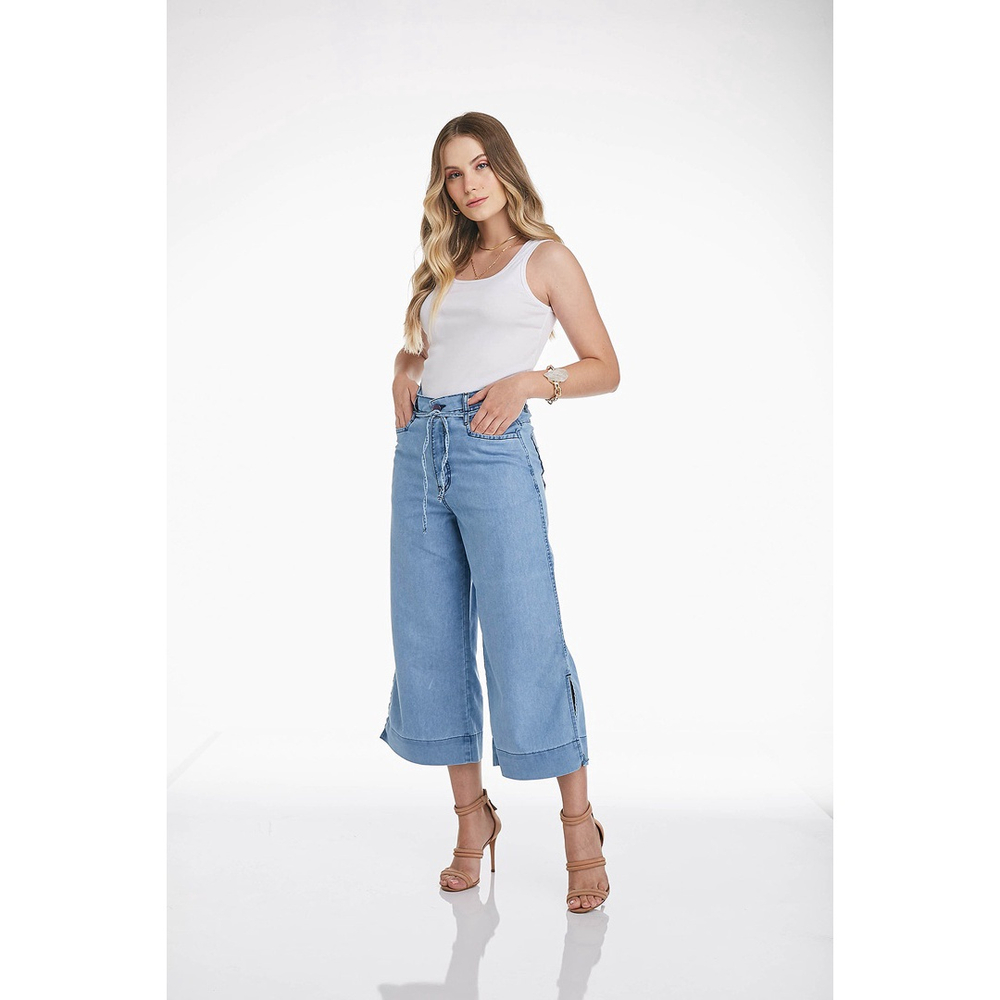 Calça fashion jeans feminina osmoze