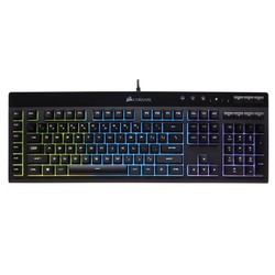 Teclado gamer \ corsair \ CH-9206015-BR K55 retroiluminacao é ruim? Teclado gamer \ corsair \ CH-9206015-BR K55 retroiluminacao é boa?