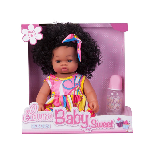 Boneca Bebê Reborn Laura Baby Milena 100% Vinil em Promoção na Americanas