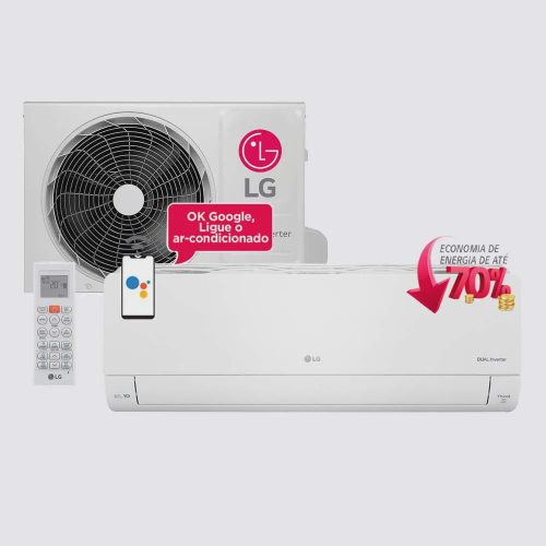 Ar Condicionado Split LG DUAL Inverter Voice 9.000, Frio, 127V