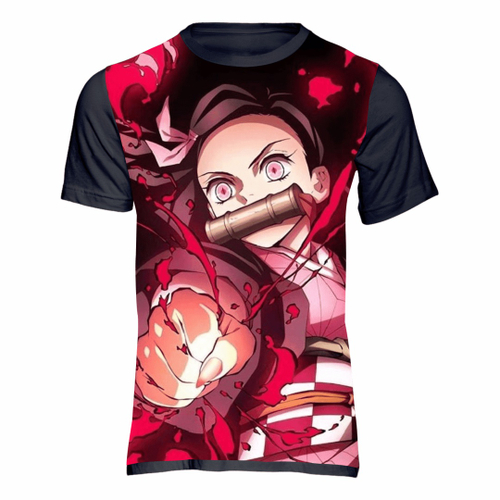 Camiseta Infantil com Estampa do Sasuke Acompanha Bandana - Tam 5