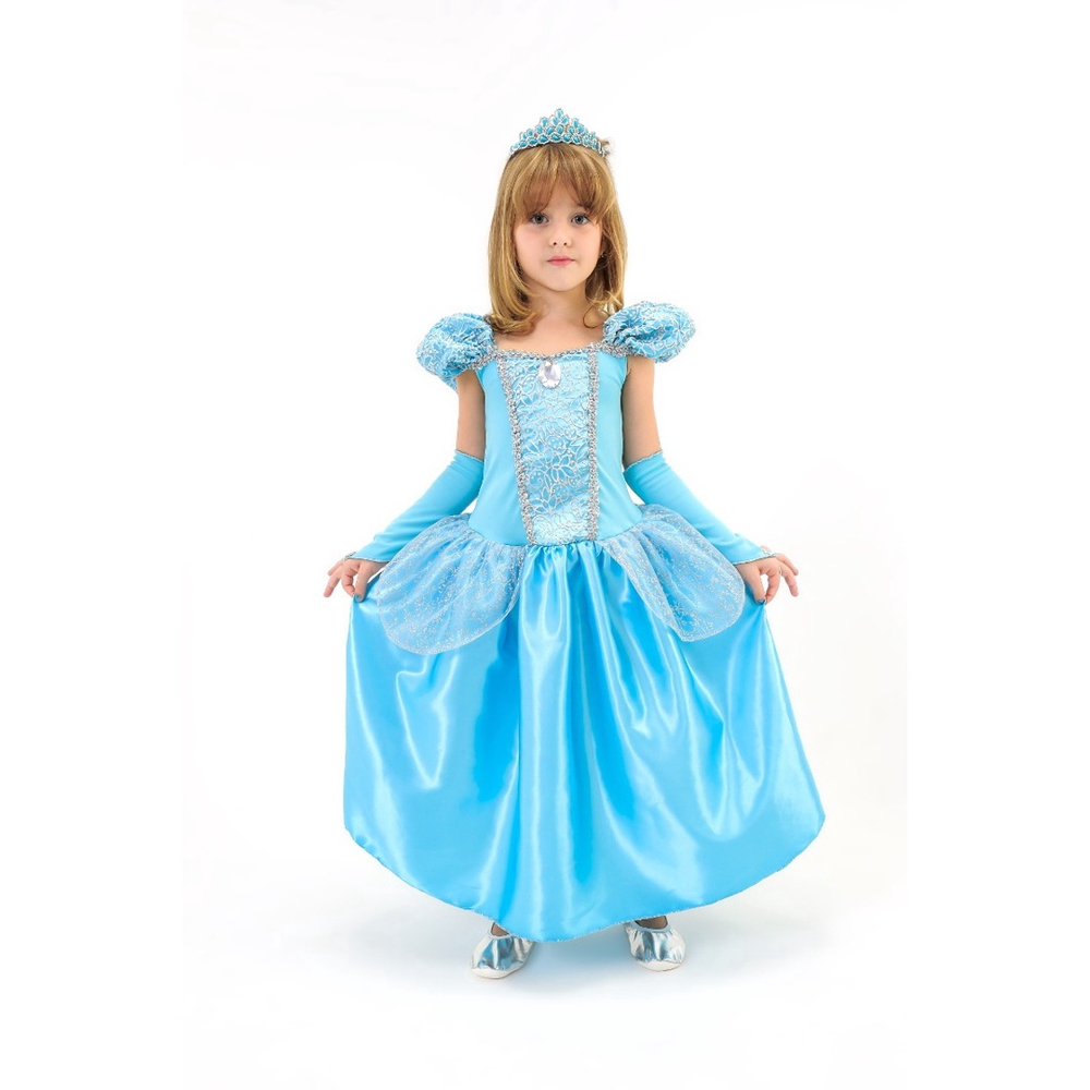 Fantasia Cinderela Infantil Vestido Original Princesa Disney Tamanho: G