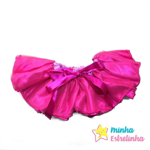 Saia de tule com fita hot sale na cintura