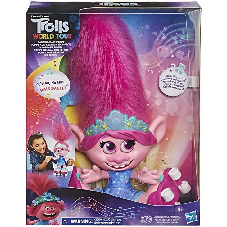 Trolls Boneca Princesa Poppy Com Patins