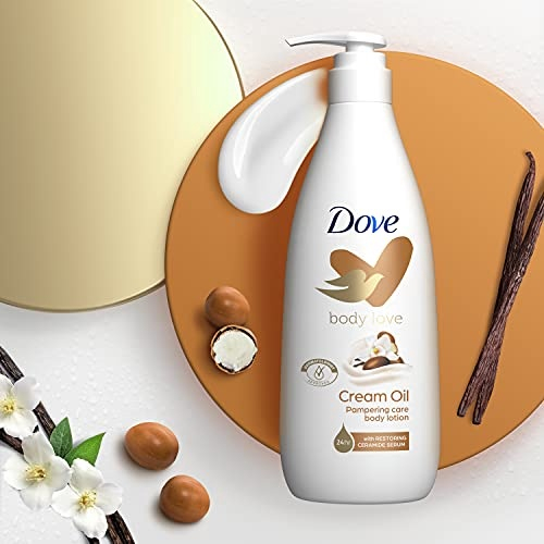 Dove Body Love Pampering Body Lotion for Silky, Smooth Skin Shea Butter