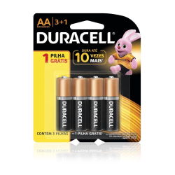 Duracell Pilha Alcalina aa Leve 4 Pague 3 é boa?