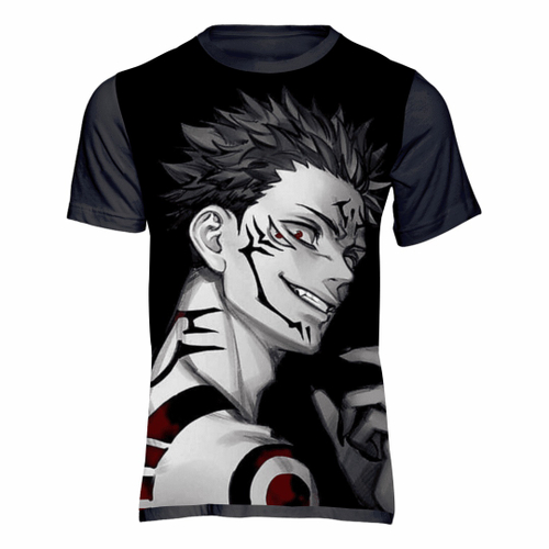 Camiseta T-Shirt Shisui Uchiha Anime Narut'o Mangá Algodão - Cinza