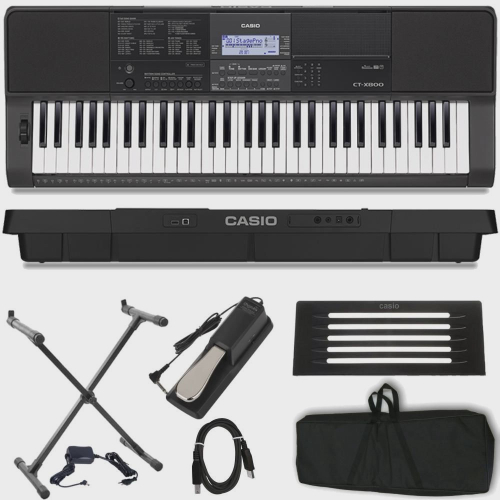 Teclado Musical Casio Ct-x800 Preto