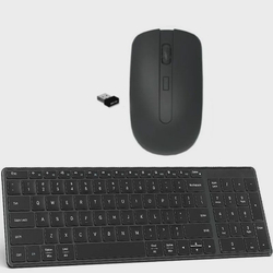 Teclado Mouse Wireless Preto para Notebook Dell Menor preço em Teclado Mouse Wireless Preto para Notebook Dell