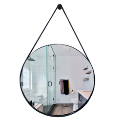 Espelho Adnet Alça De 50cm Decorativo + Suporte Preto Menor preço em Espelho Adnet Alça De 50cm Decorativo + Suporte Preto