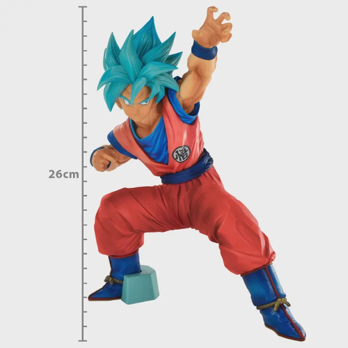 Boneco Goku Super Sayajin Blue Dragon Ball Super 30cm Bandai em