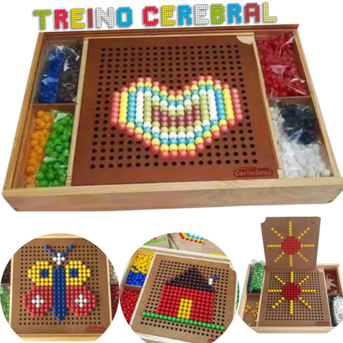 Brinquedo Educativo Pecinhas De Montar Boneca Encantada