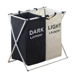 Cesto De Roupas Sujas Organizador Duplo Dobravel Impermeavel C Alça 128 L Portatil Resistente Casa Organizaçao Lavanderia Limpeza Menor preço em Cesto De Roupas Sujas Organizador Duplo Dobravel Impermeavel C Alça 128 L Portatil Resistente Casa Organizaçao Lavanderia Limpeza