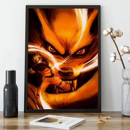 Quadro Decorativo Poster Naruto Shippuden Desenho Anime em Promoção na  Americanas