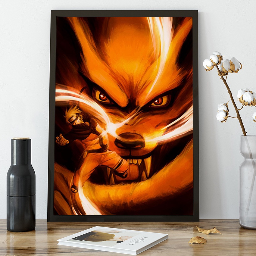 Quadro decorativo Poster Naruto Uzumaki Anime Desenho Arte no Shoptime